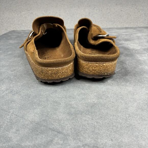 Birkenstock Buckley Clogs Brown Tea Suede Women’s 9 / EU 40 Comfort Shoes - Picture 5 of 8